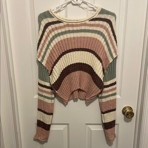 altar’d state cropped striped sweaters
